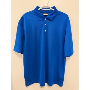 Nike Golf Dri Fit Blue Polo Large